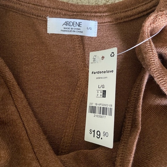 🌸 Ardene 🌸 basic warm brown longsleeve top - Picture 3 of 7